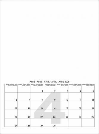 MINI WHITE BLANKOKALENDER DIY BASTEL SELBSTGESTALTEN